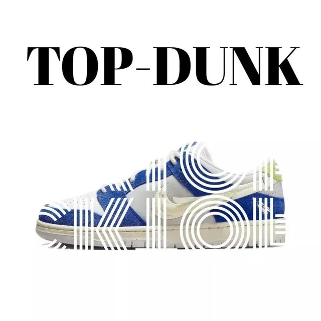 Nike Dunk Low Blue and White