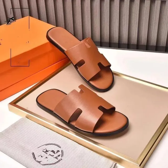 Hermès Oran Sandal Cognac Leather