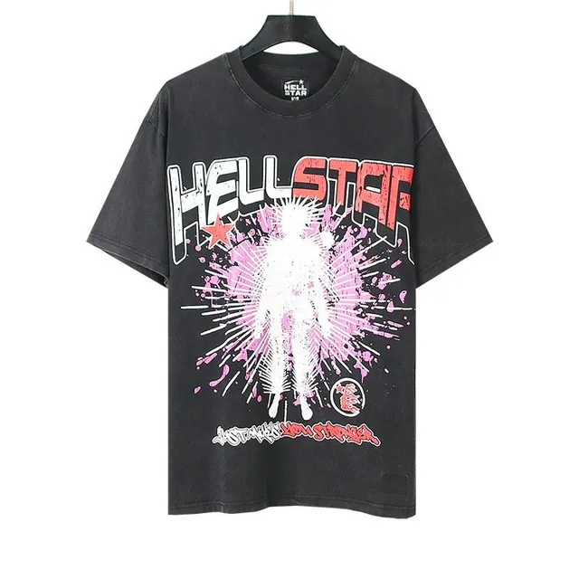 Graphic Tee Hellstar Logo Print