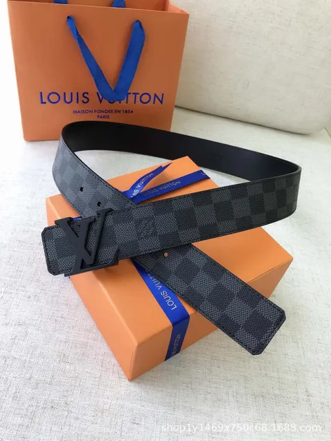 Louis Vuitton LV Belt Damier Graphite