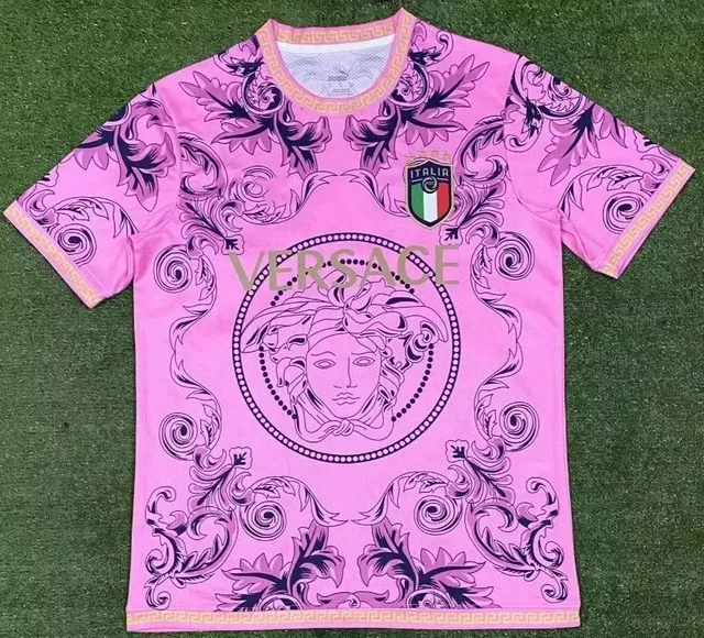 Versace Italy National Team Jersey Baroque Print