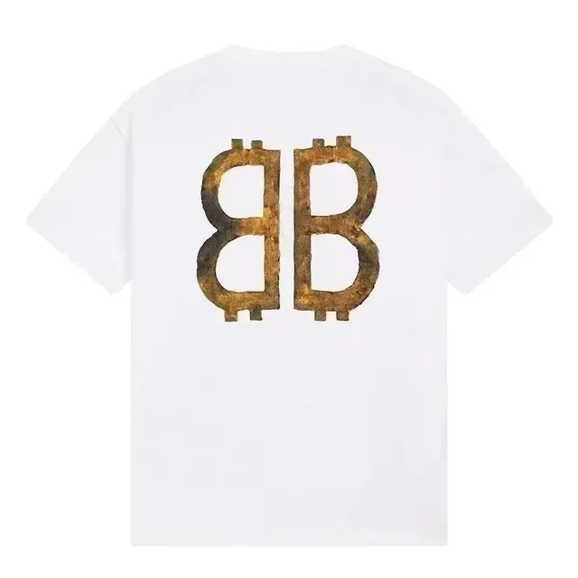 Balenciaga T-Shirt Bitcoin Logo Print