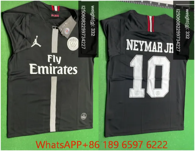 Jordan Paris Saint-Germain Home Jersey Neymar Jr #10