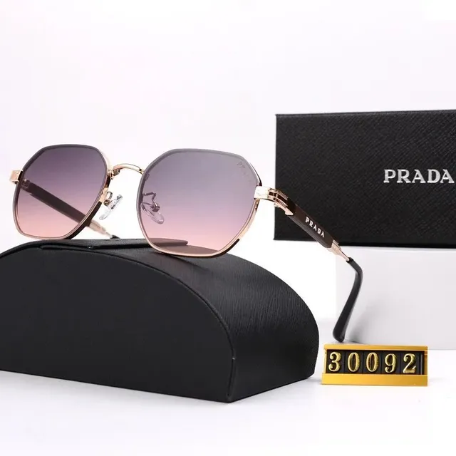 Prada Octagonal Sunglasses Gradient Lens