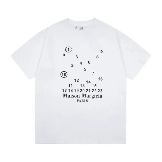 Maison Margiela t shirts Dot-to-Dot Numbers