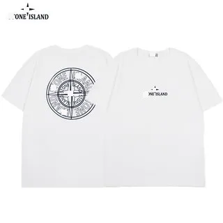 Stone Island T-Shirt Compass Logo Print