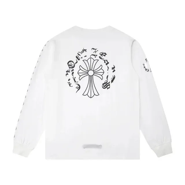 Chrome Hearts Long Sleeve Tee Cross Logo Print