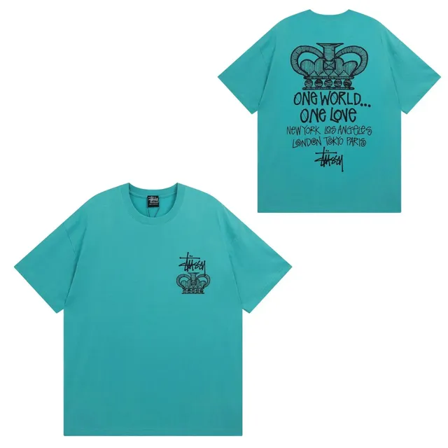 Stüssy Crown Tee One World One Love