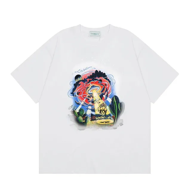 Casablanca Graphic Tee Cosmic Cactus Print
