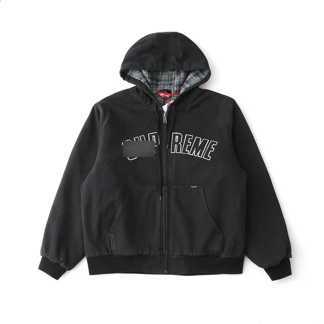 Supreme Arc Logo Hooded Sweatshirt Black