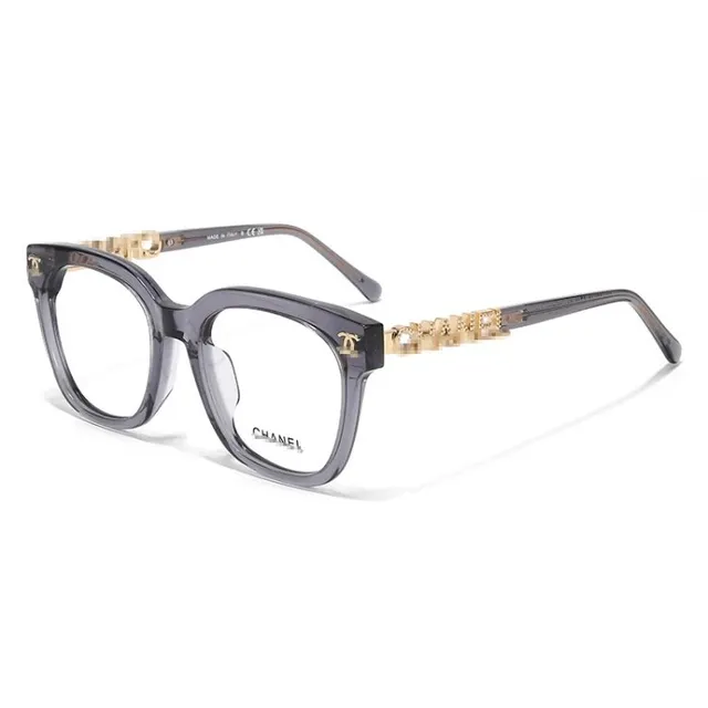 Chanel Optical Frame Crystal-Embellished Temples