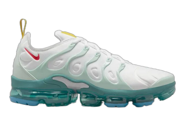 Nike Air VaporMax Plus White/Mint Green/University Red