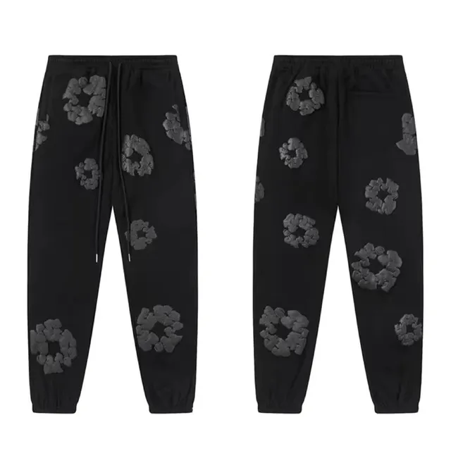 Balenciaga Joggers Floral Embroidered