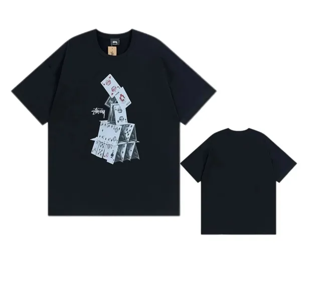 Stüssy T-Shirt Card House Print