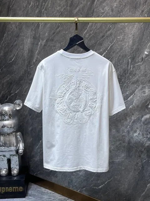 Chrome Hearts T-Shirt Embroidered Cross Logo