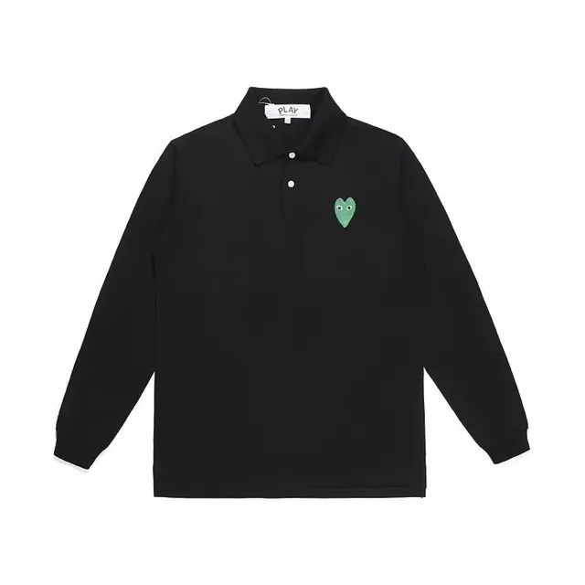 Comme des Garçons Polo Shirt Green Heart