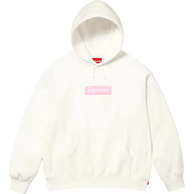 Supreme Box Logo Hooded Sweatshirt Pink Box Logo