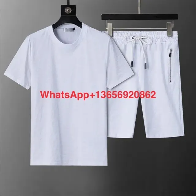 T-Shirt and Shorts Set Solid White