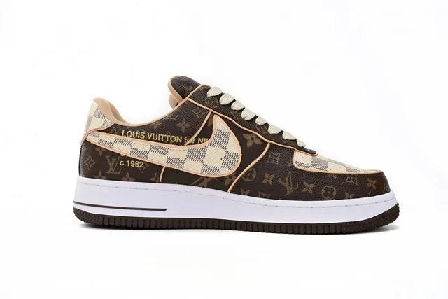 Nike × Louis Vuitton Air Force 1 Low LV Monogram Checkerboard