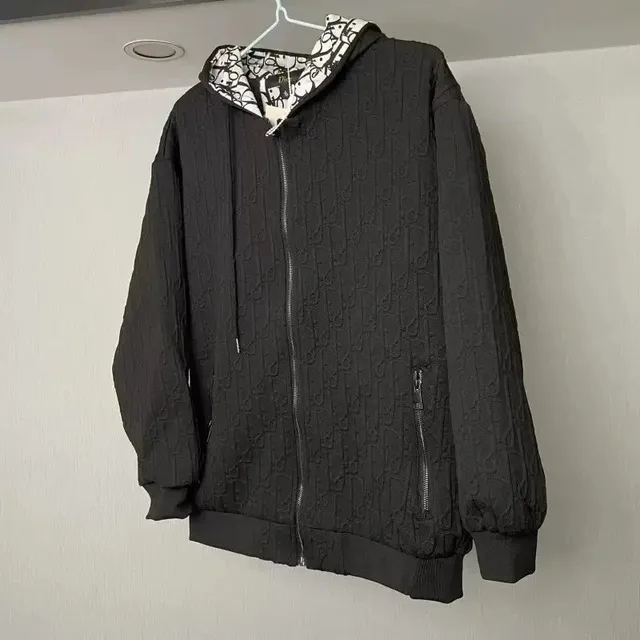 Dior Oblivion Hooded Jacket Oblique Logo Quilted