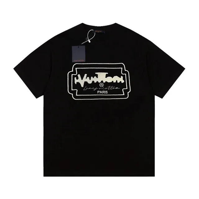 Louis Vuitton Razor Blade T-Shirt Embroidered Razor Blade Logo