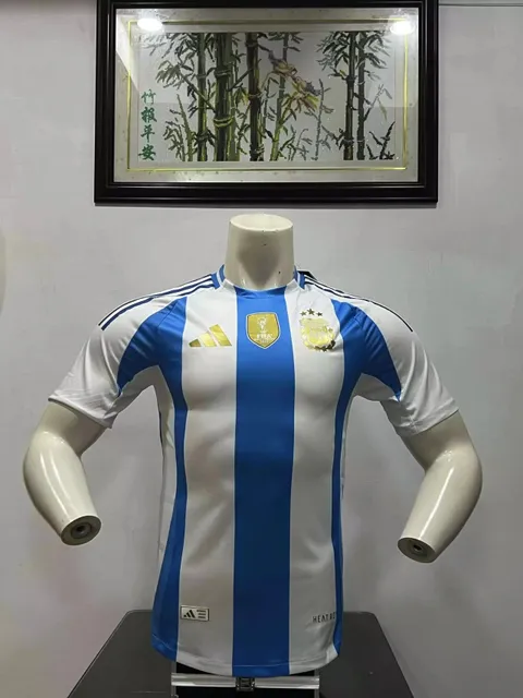 Adidas × Argentina National Team Argentina Home Jersey 2022 FIFA World Cup Champions