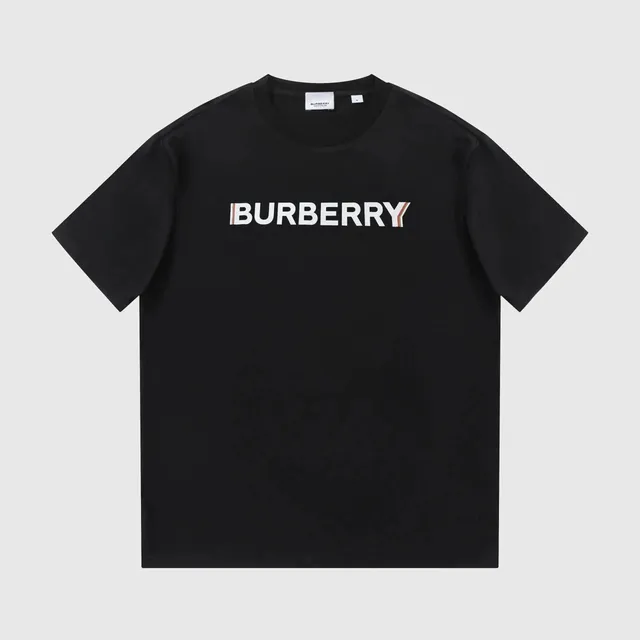 Burberry Logo T-Shirt Classic Stripe Logo