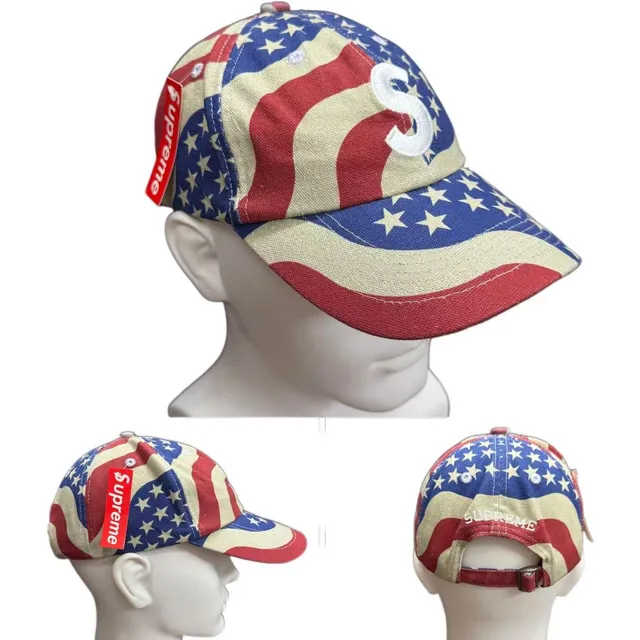 H047 baseball cap national flag color real-life photo