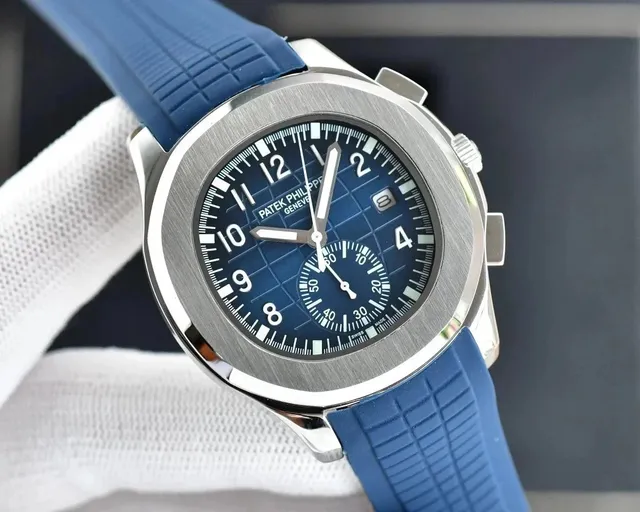 Patek Philippe Aquanaut Chronograph Blue Dial with Rubber Strap
