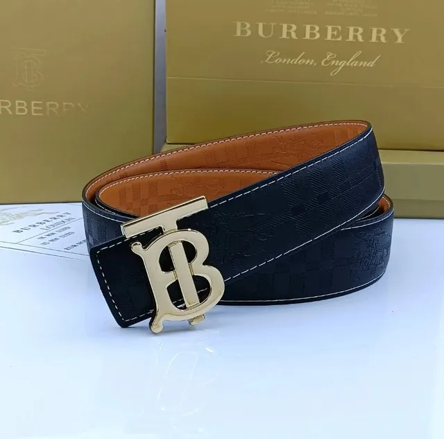 Burberry TB Logo Belt Monogram Check