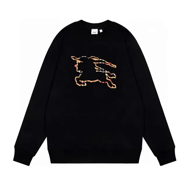 Burberry Cotton Sweatshirt Equestrian Knight Logo
