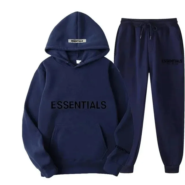 Fear of God Essentials Hoodie and Joggers Set Essentials Logo