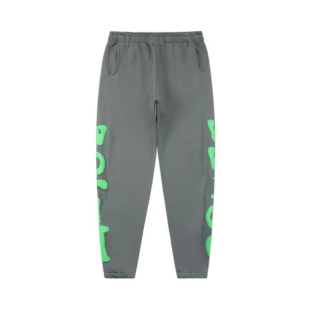 Sp5der Joggers Neon Logo Print