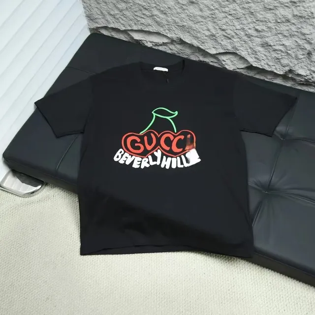 Gucci Cherry Graphic Tee Beverly Hills Cherry