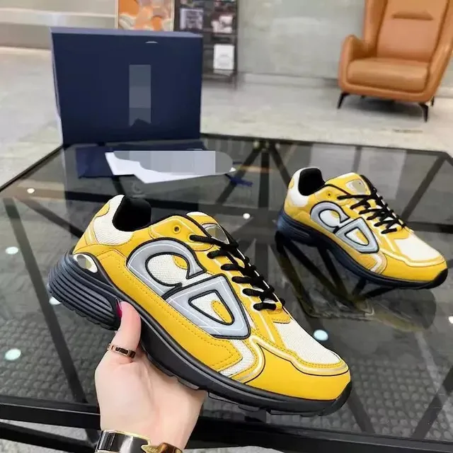 Balenciaga Triple S Yellow Silver Logo