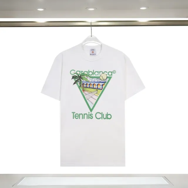 Casablanca Tennis Club Tee Green Graphic