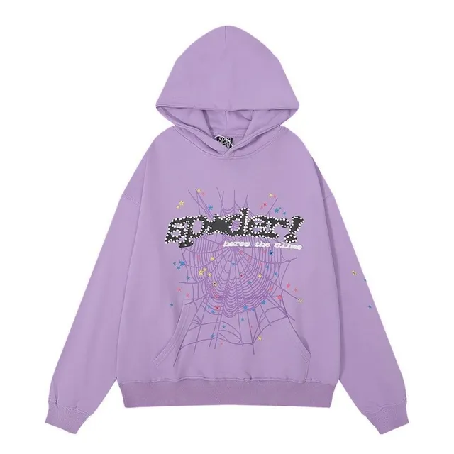 Sp5der Hoodie Spider Web Graphic