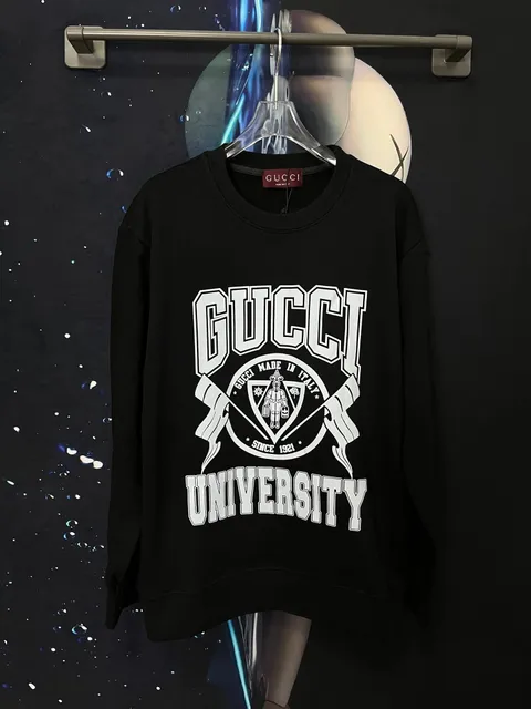 University Sweatshirt Gucci Made in Italy Graphic