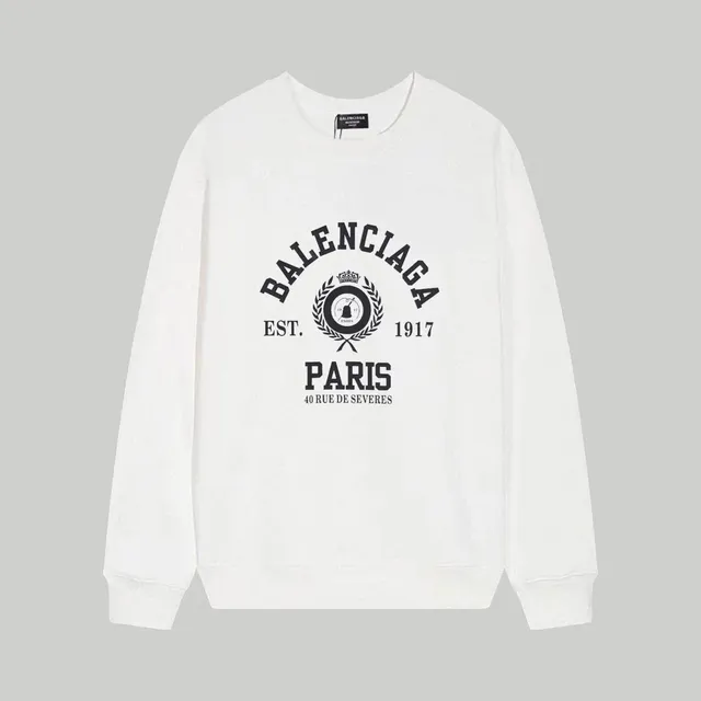 Balenciaga Crewneck Sweatshirt Paris Archive Logo