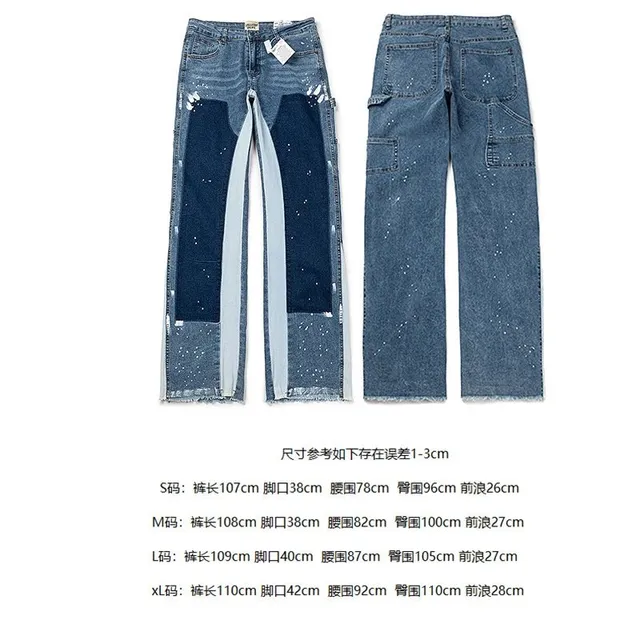 Levi's 501 Jeans Patchwork Paint-Splatter