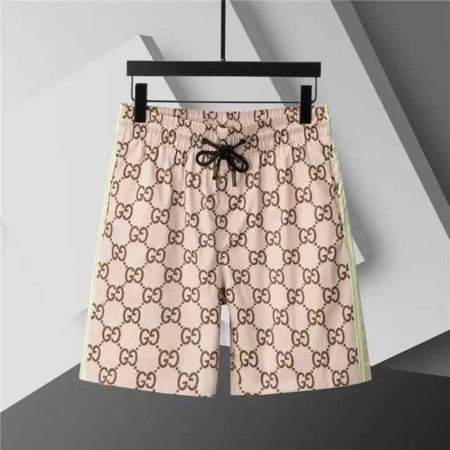 Gucci GG Monogram Shorts Beige Brown Green