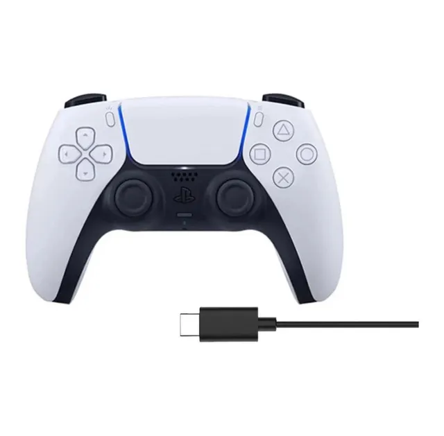 Sony DualSense Controller White with Blue Light Bar