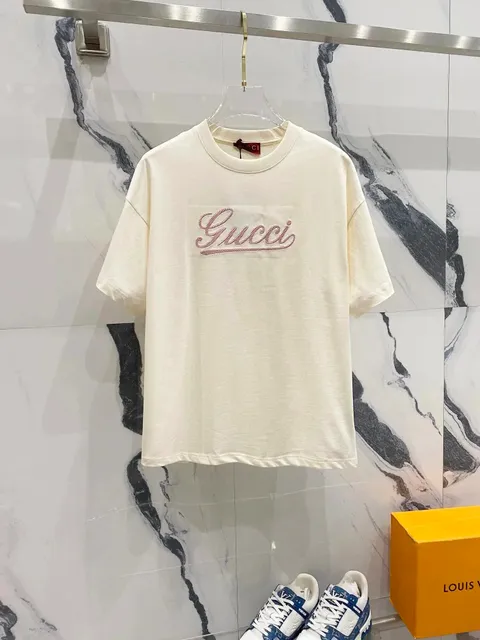 Gucci Embroidered Logo Tee