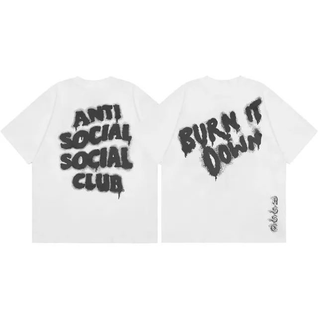 Graphic Tee Anti Social Social Club Burn It Down