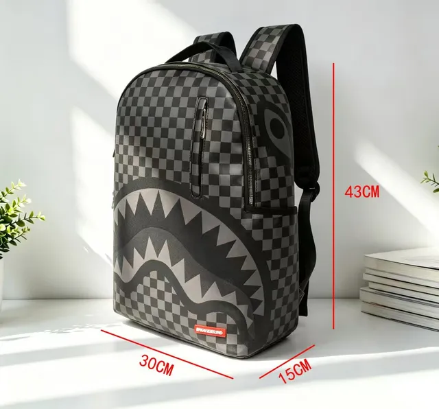 Sp5der Shark Backpack Checkerboard