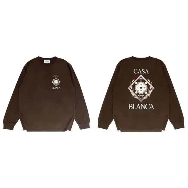 Casablanca Long-Sleeve Tee Casa Blanca Logo Print