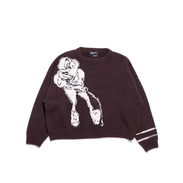 Comme des Garçons Knit Sweater Cartoon Graphic
