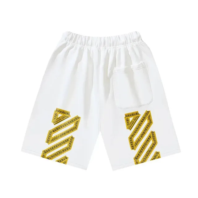 Off-White Shorts Industrial Zip-Tie Print