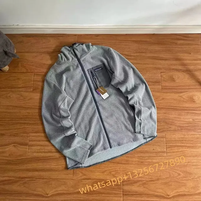 Patagonia Fleece Jacket Herringbone Pattern