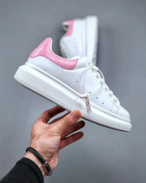 Alexander McQueen Oversized Sneaker White Pink
